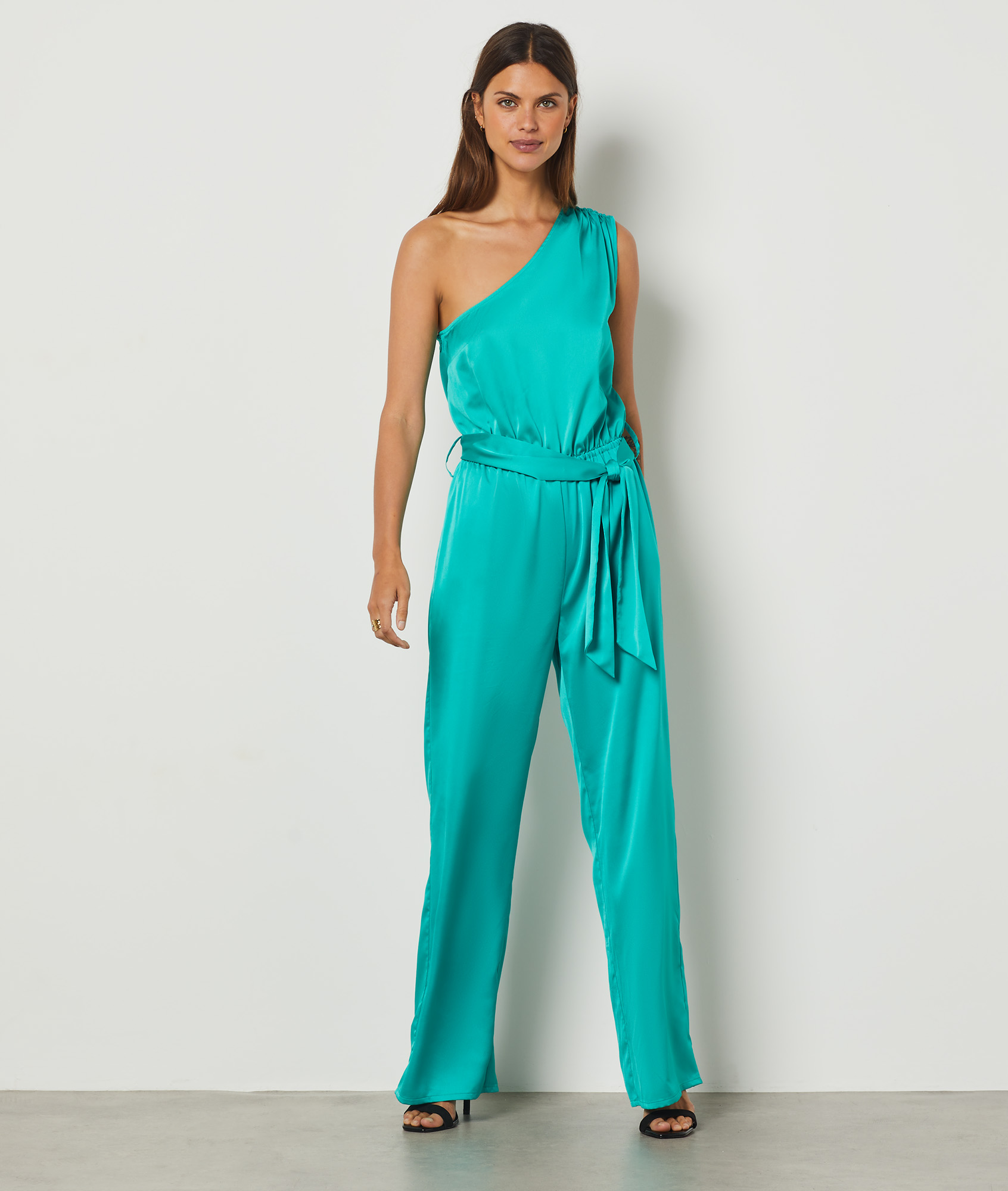 Combinaison pantalon satinée