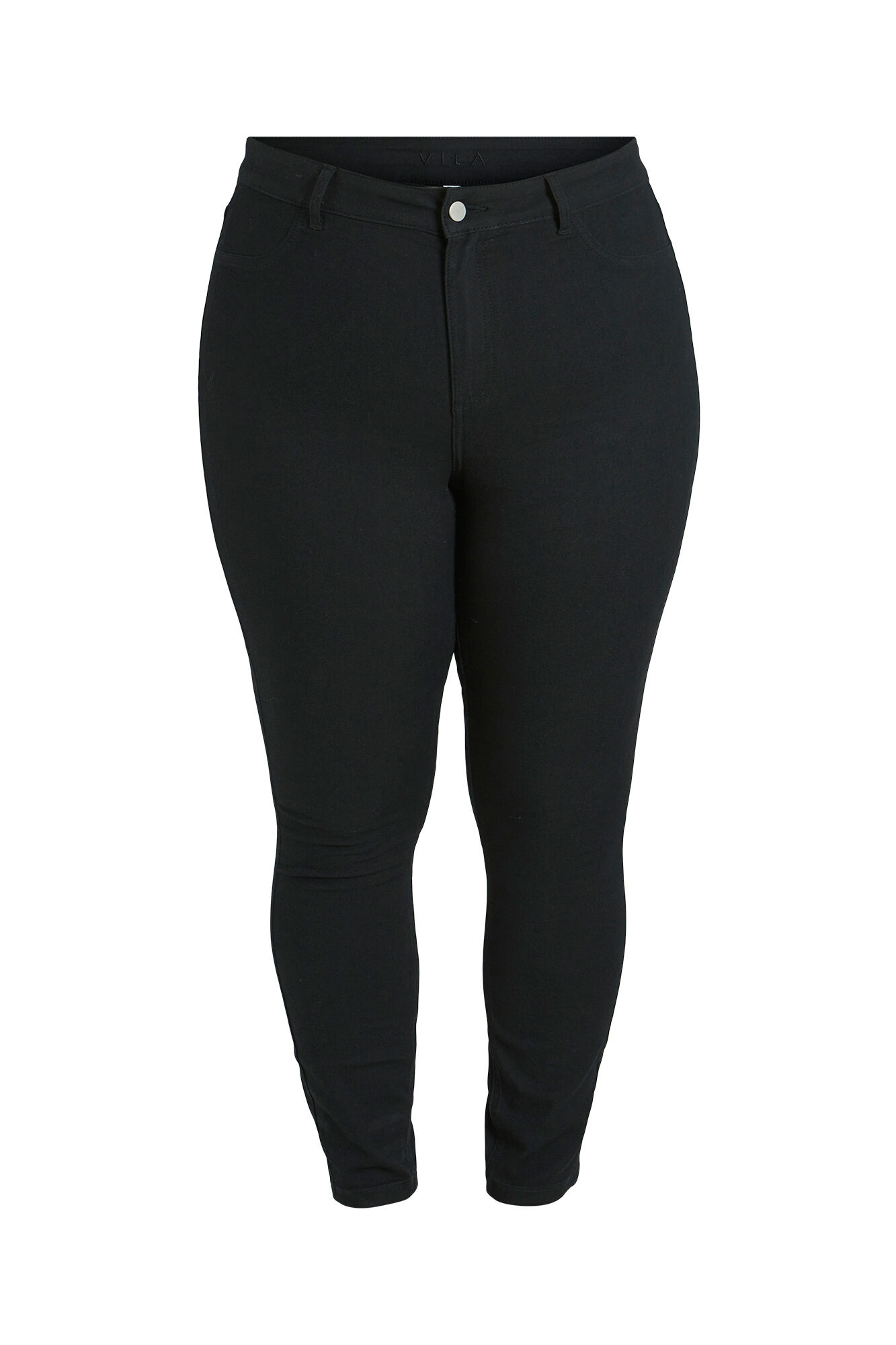 Skinny jeggins de tiro alto de Evoked by Vila - Negro