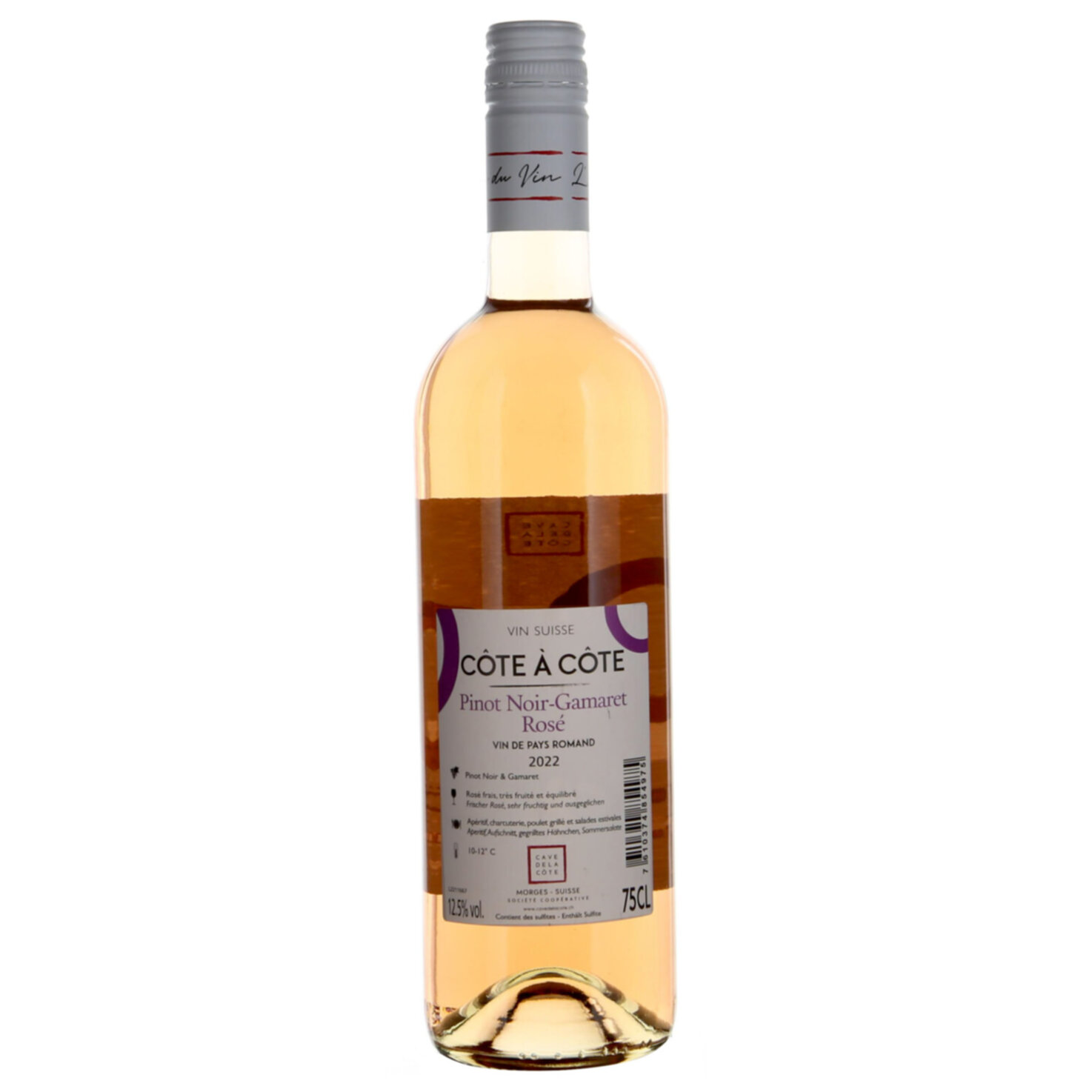 La Côte AOC Rosé Côte Ā Côte -75cl