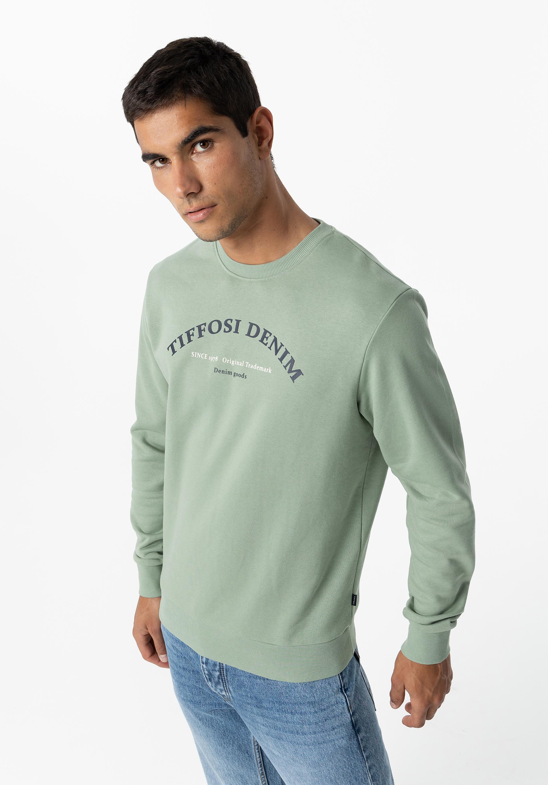 Sweatshirt com Estampado Frontal