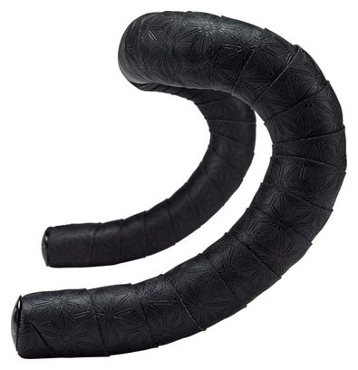 Ruban Supacaz Super Stiky Kush Noir avec Bouchons Noir