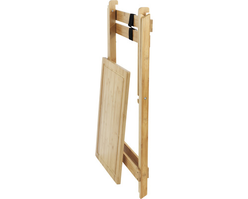 Wenko opvouwbare tafel met bamboe snijplank