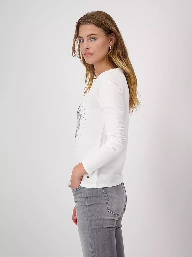MONARI Langarmshirt  creme