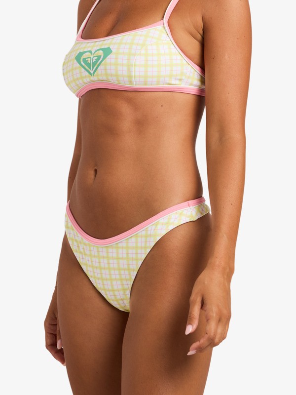 The Swell High Leg Tanga Bas de bikini échancré Blanc Femme