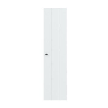 Tiger Maryport Hoge kolomkast 40 cm Mat wit met matzwarte greep