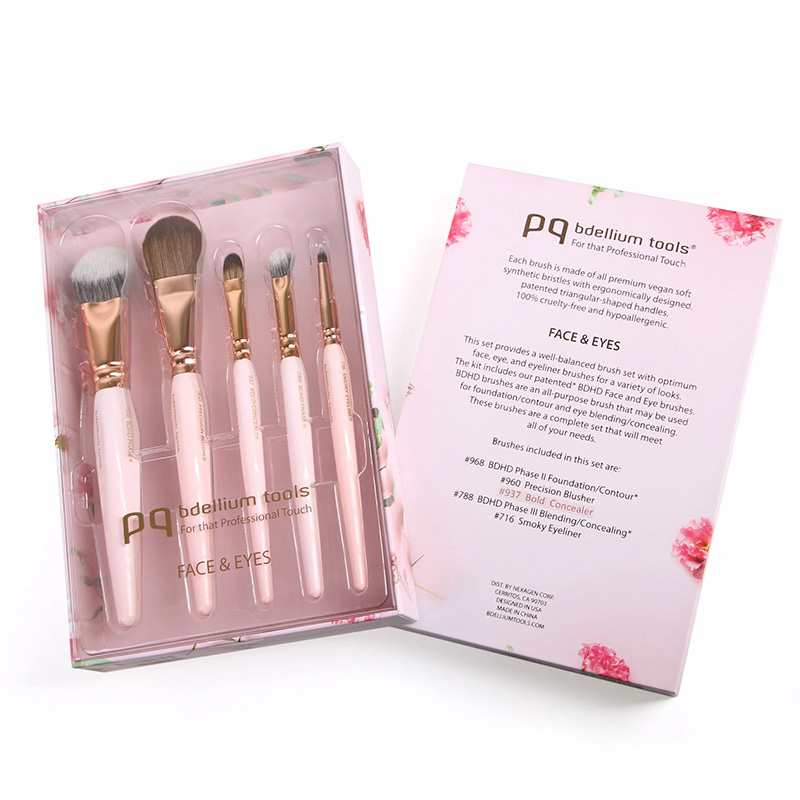 BDellium - Pink Golden Triangle - Face & Eyes, 5er Set