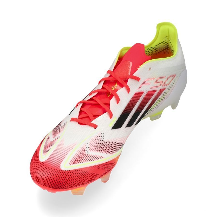 adidas F50 Elite FG Pure Victory - Blanc/Noir/Jaune