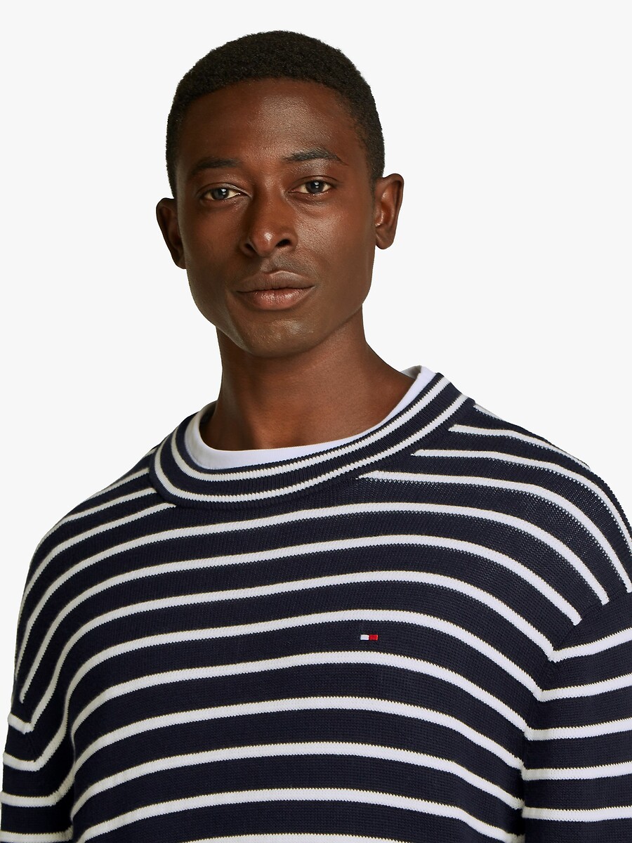 TOMMY HILFIGER<br>Suéter Survivor com gola redonda