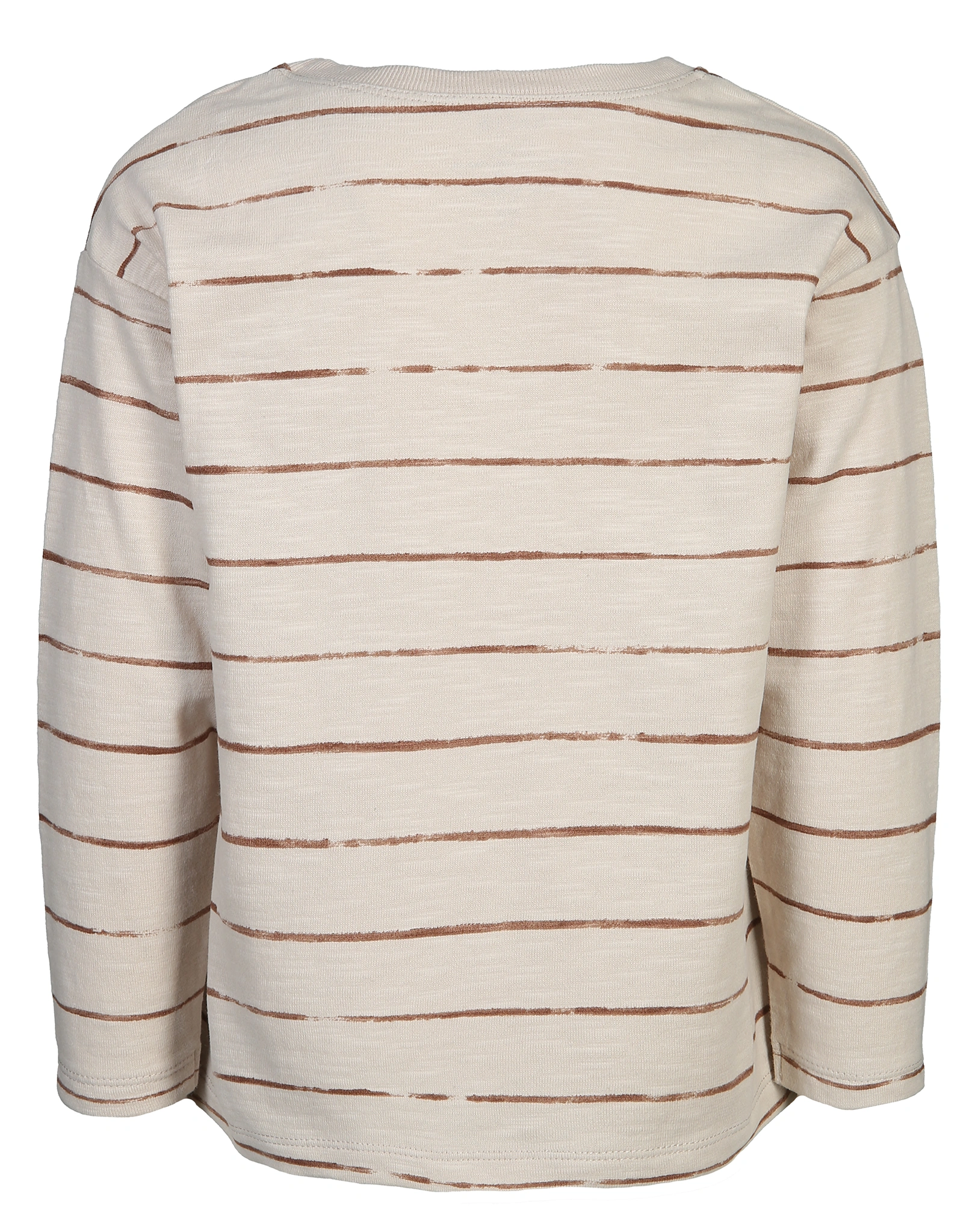 Jersey-Langarmshirt STITCH gestreift in oat