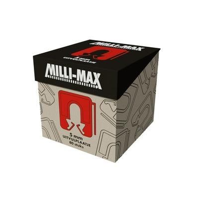 Milli-Max Uitvulplaatjes 5 mm rood VE=80 - 07852921
