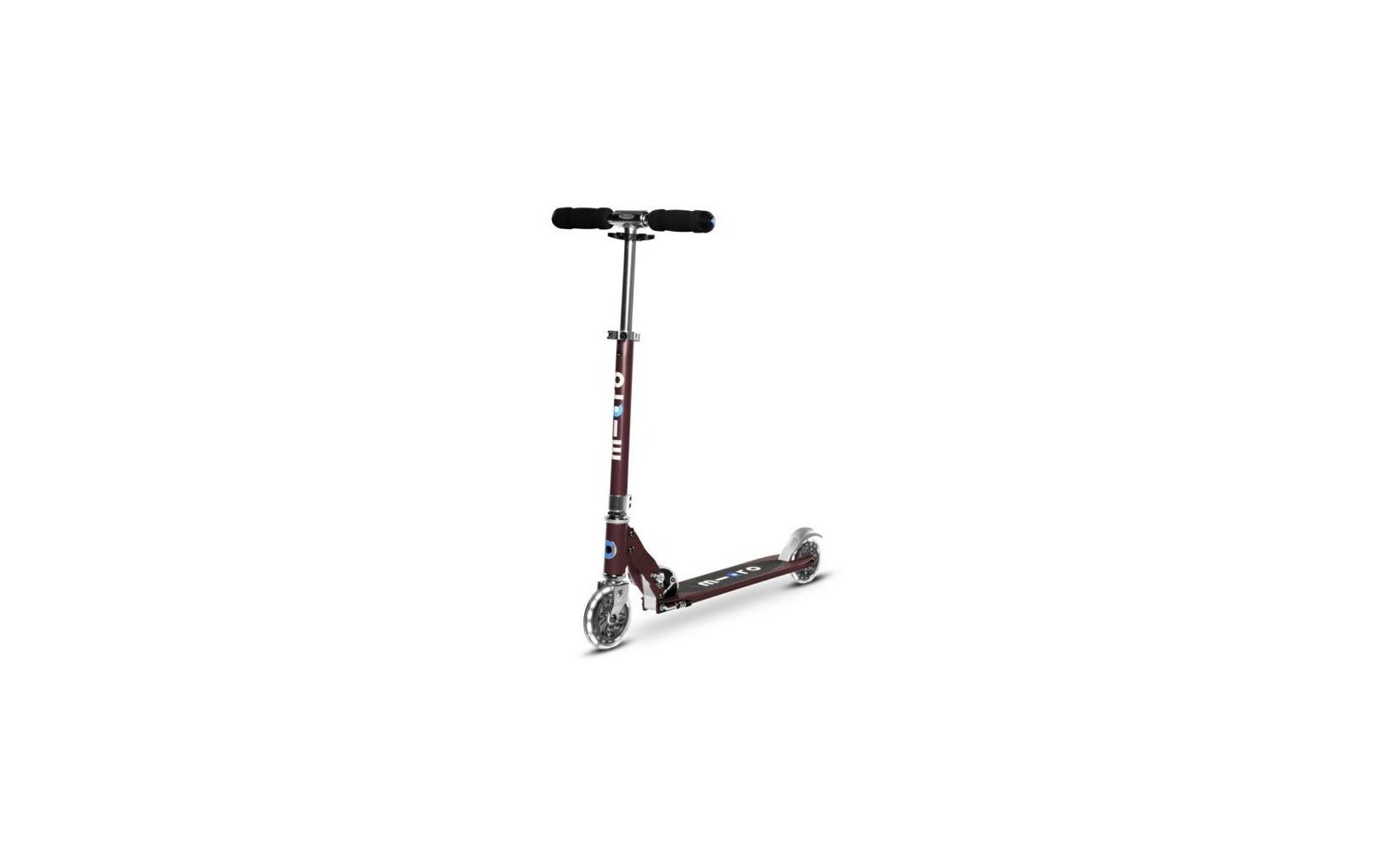Micro Sprite LED klappbarer Aluminium Scooter mit LED-Rollen Wald Grün