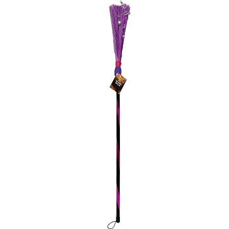 Halloween heksekost L: 80 cm - flere varianter - assorteret