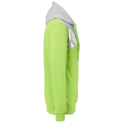 Jaqueta com capuz Core 2.0 Verde Esperança/Cinza Escuro Kempa
