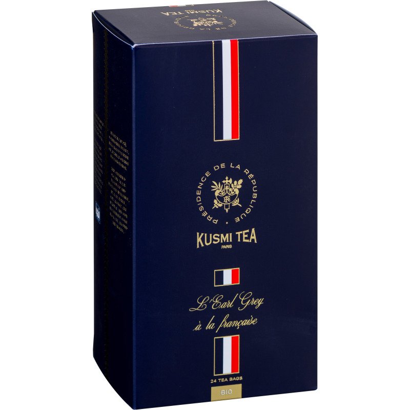 L'Earl Grey à la française Bio Kusmi Tea - Boîte de 24 sachets