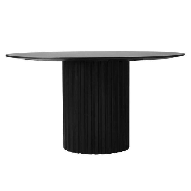 HKliving Pillar tafel Ø140 zwart