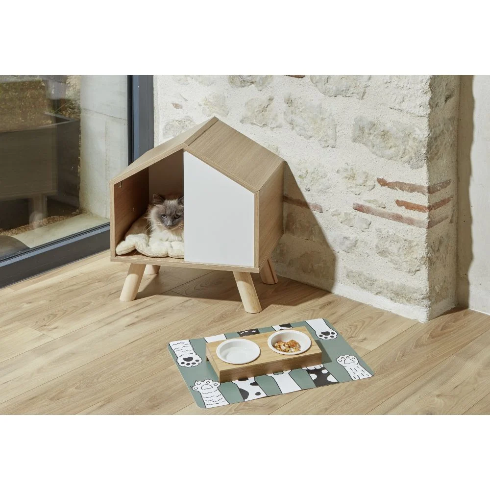 Tapis pour gamelle chien ou chat 50x39 cm 100% PVC