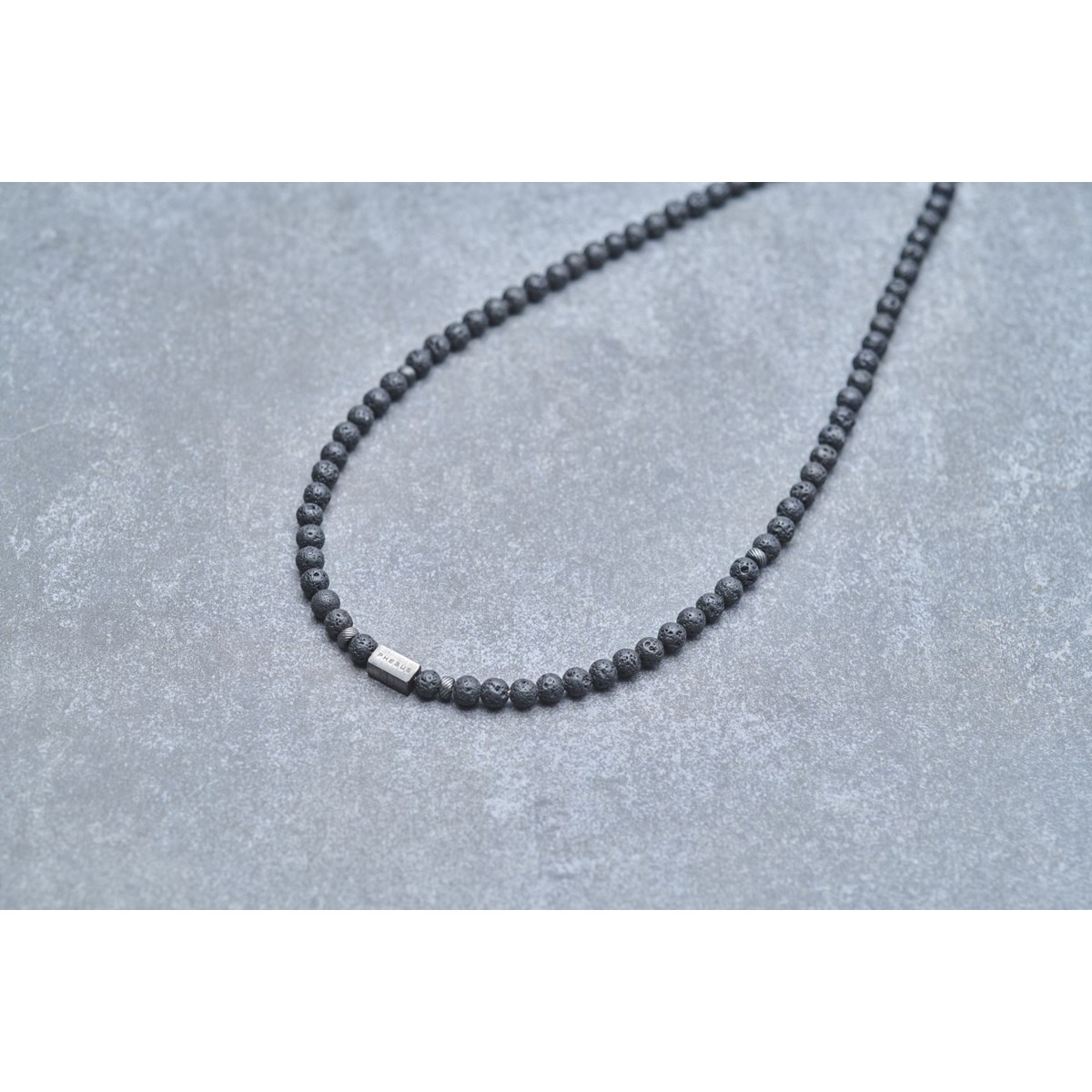 Collier semi-rigide Abel en Acier 316L avec lave