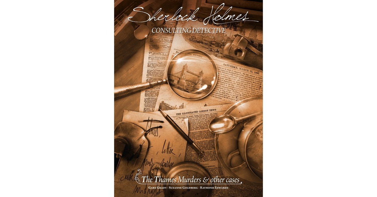 AsmodeeSherlock Holmes Consulting Detective: The Thames Murders & other cases Bordspel  (Engels, 1 - 8 spelers, 60 - 90 minuten, Vanaf 12 jaar)