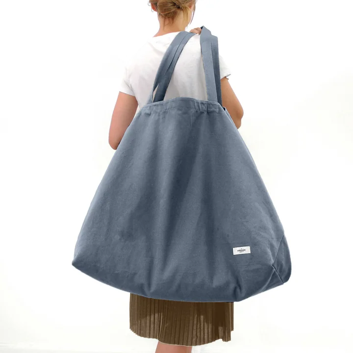 The Organic Company - Big Long Tasche, gray blue