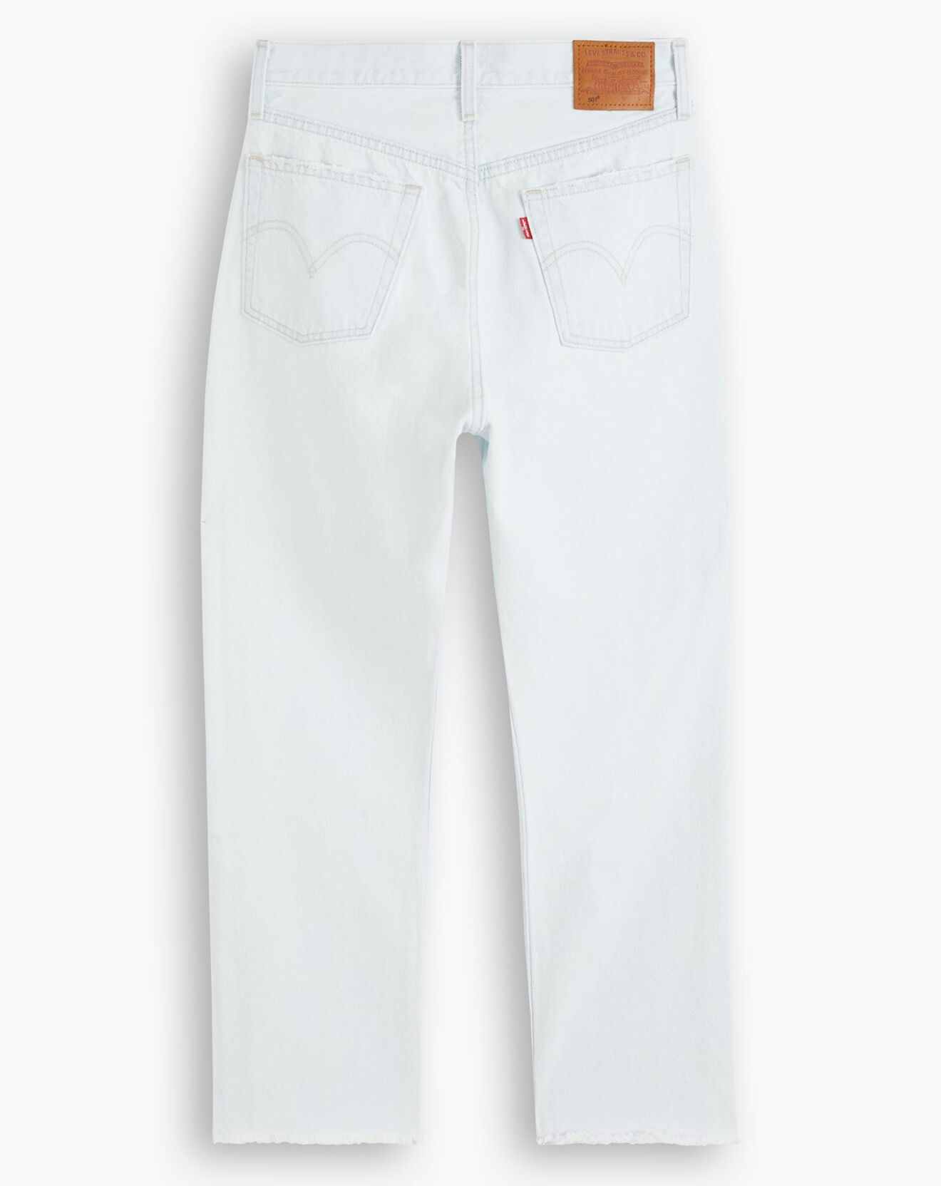 Levi's® Jean 501 Crop taille haute bleu clair