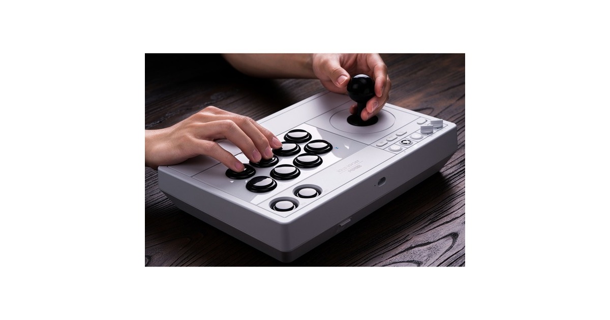 8BitDoArcade Stick for Xbox joystick  (Wit, Pc, Xbox One, Xbox Series X|S)