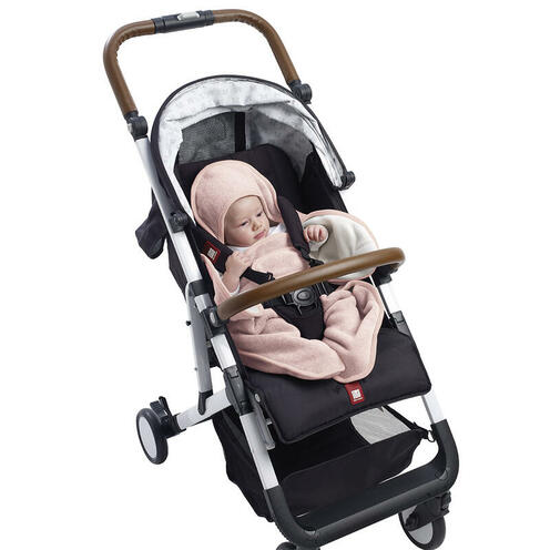 Babynomade® double polaire rose poudré / blanc - BEABA