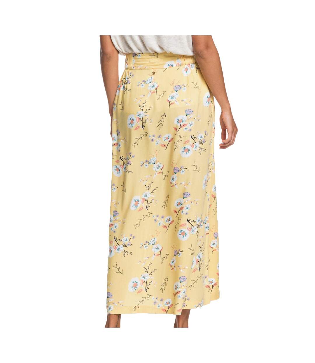 Jupe longue Jaune Femme Roxy Tropical Chance