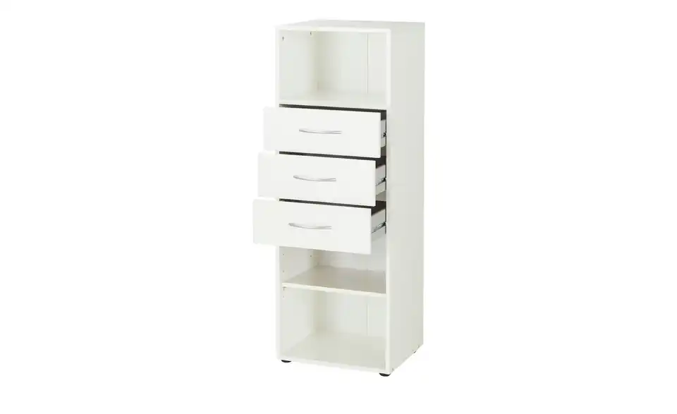 Regal Multischrank-System 45 cm 126 cm Weiß