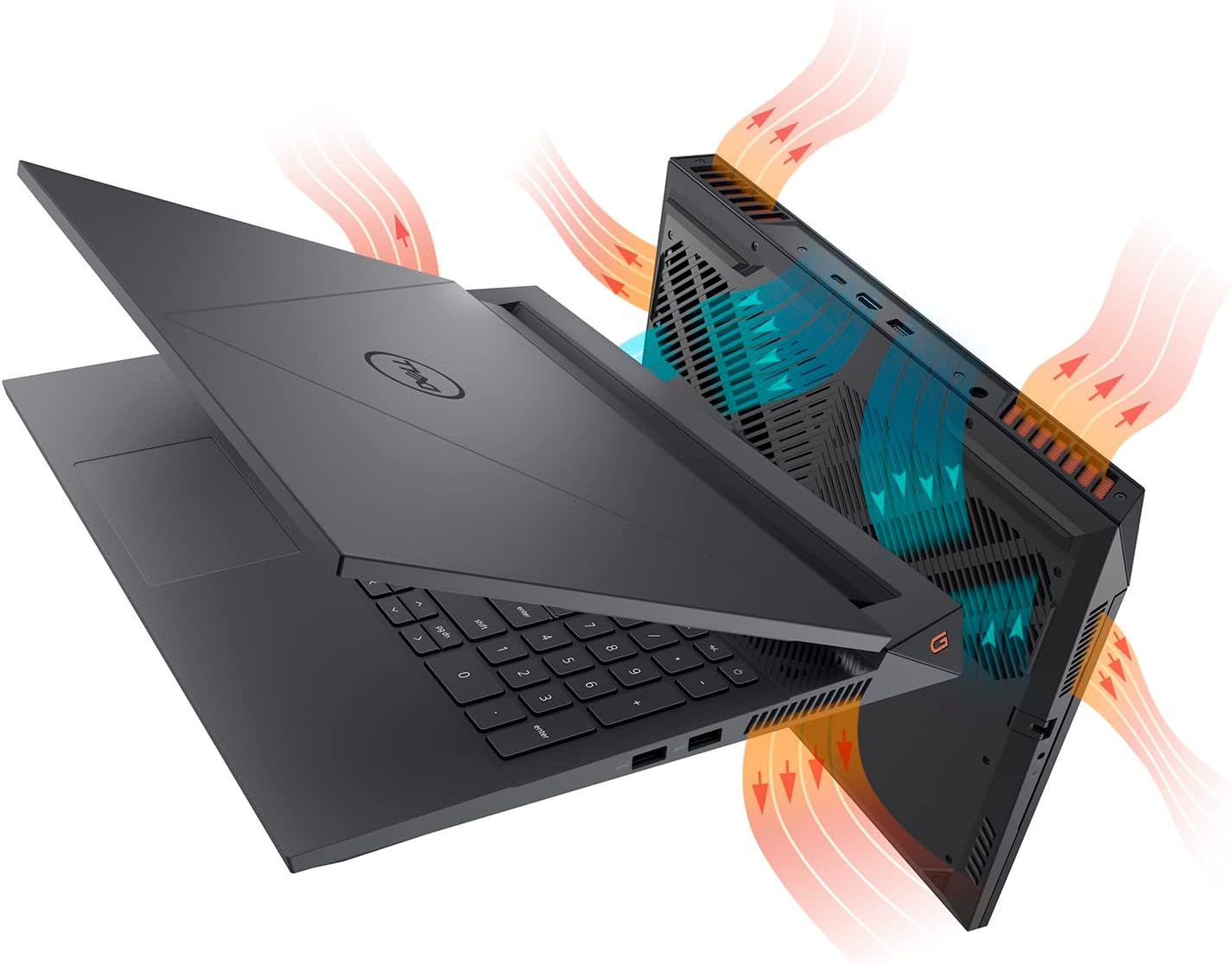 Notebook Gamer Dell G15 5530 - Tela FHD de 15,6 polegadas (1920x1080), Intel Core i7-13650HX, 16GB de RAM DDR5, SSD de 1TB, NVIDIA GeForce RTX 4060 8GB GDDR6, Windows 11 Home, Serviço - Cinza Escuro