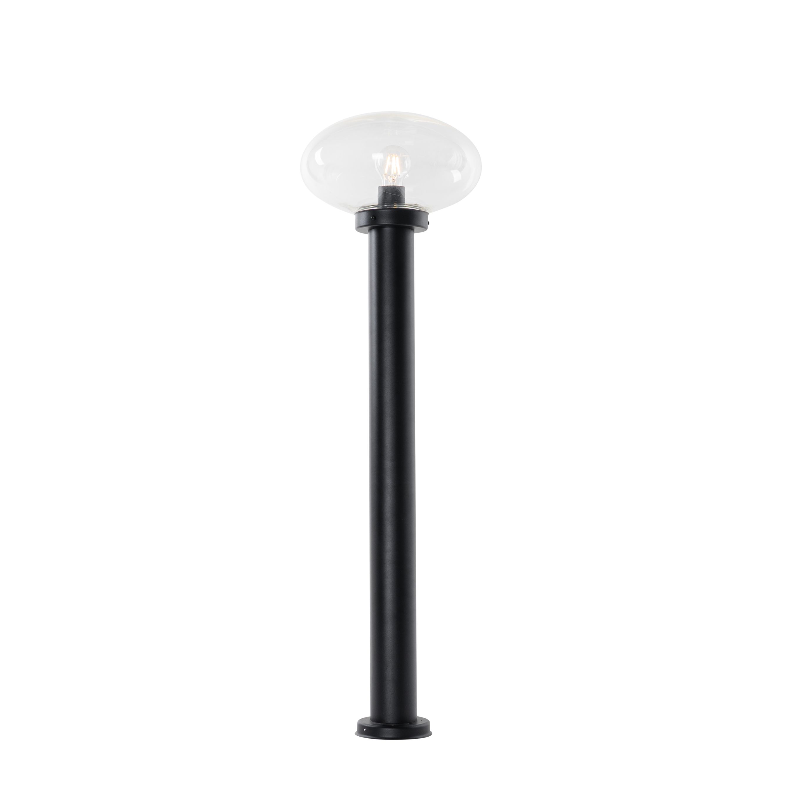 Modern buiten paaltje zwart 100 cm - Elly