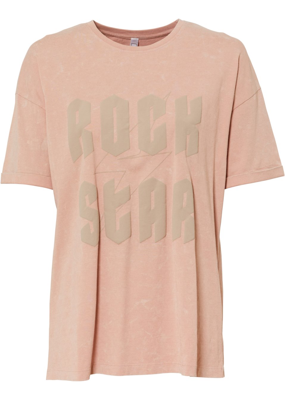 T-shirt oversize imprimé en coton