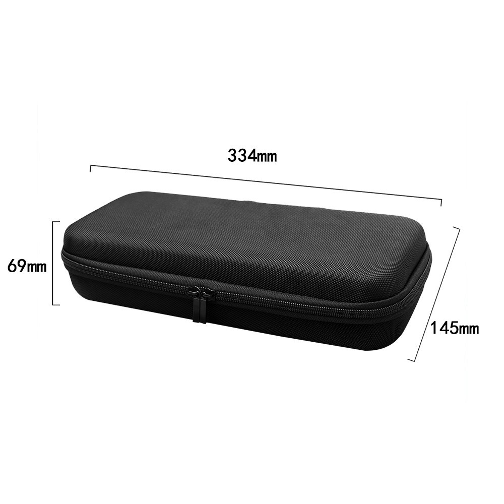 PlayStation Portal Remote Player Bruchsichere Reise Box Schutztasche Hartschale mit Griff - Schwarz