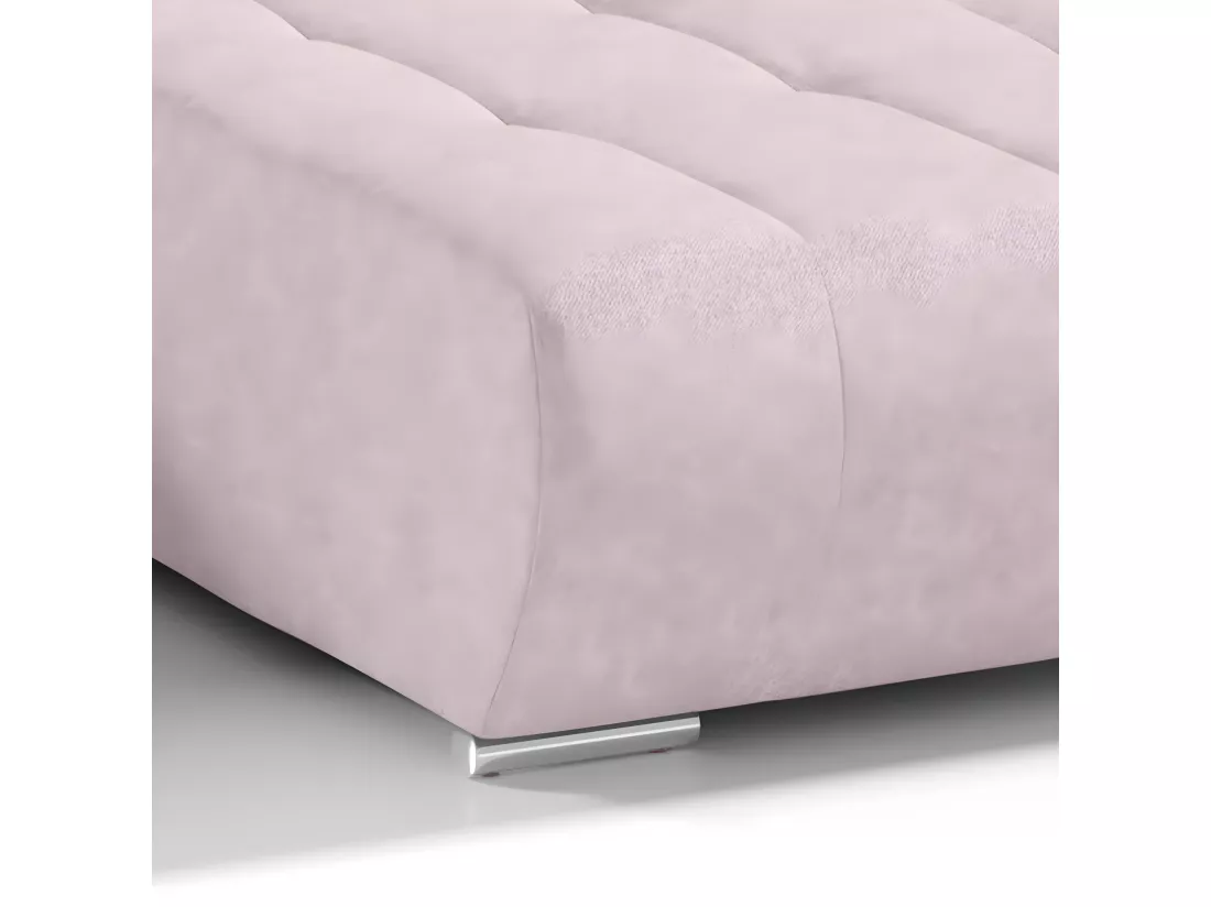 Canapé U 5 places convertible coffre Jonas Rose