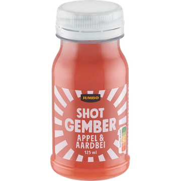 Jumbo Shot Gember, Appel & Aardbei 125ML