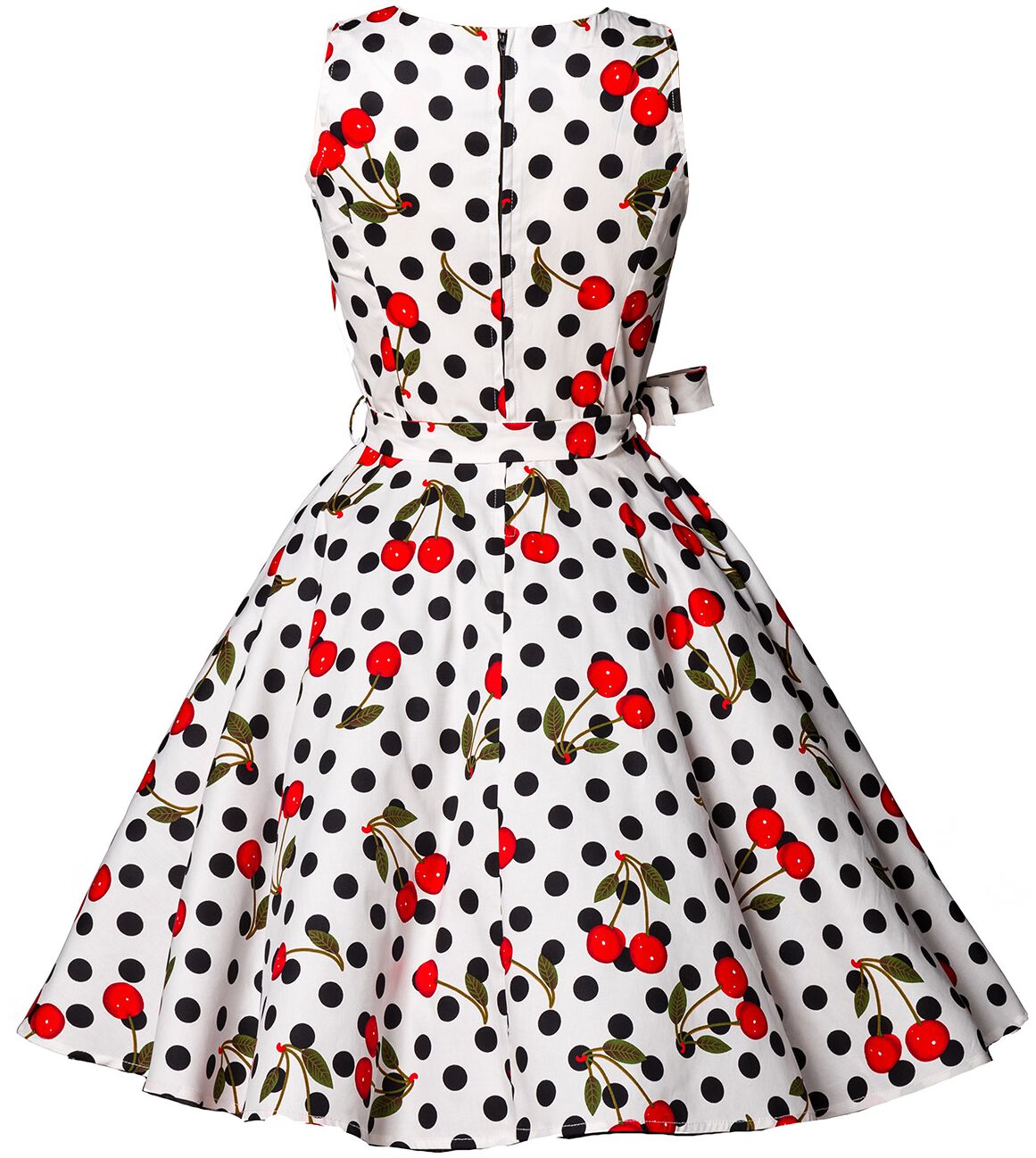 Swing Cherry Dress | Belsira Robe mi-longue