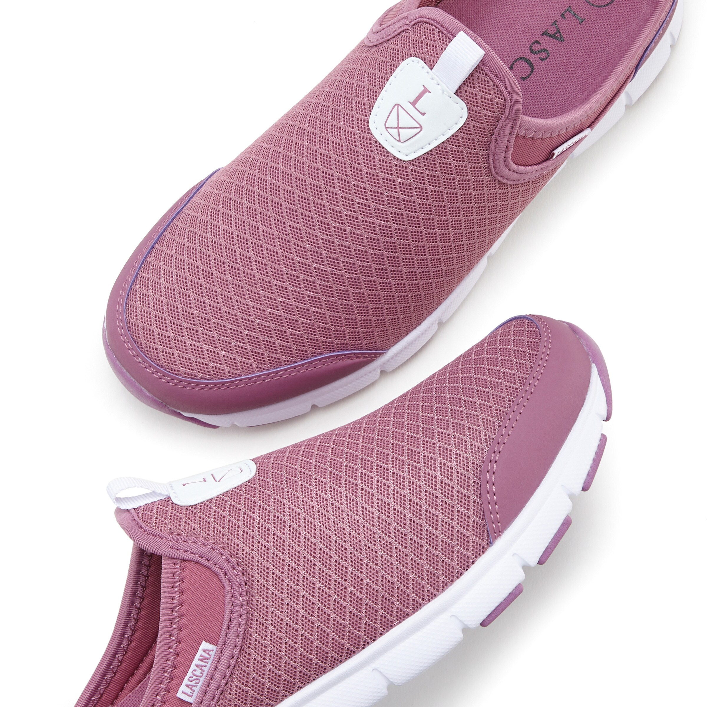 LASCANA Slip-On Sneaker in mauve