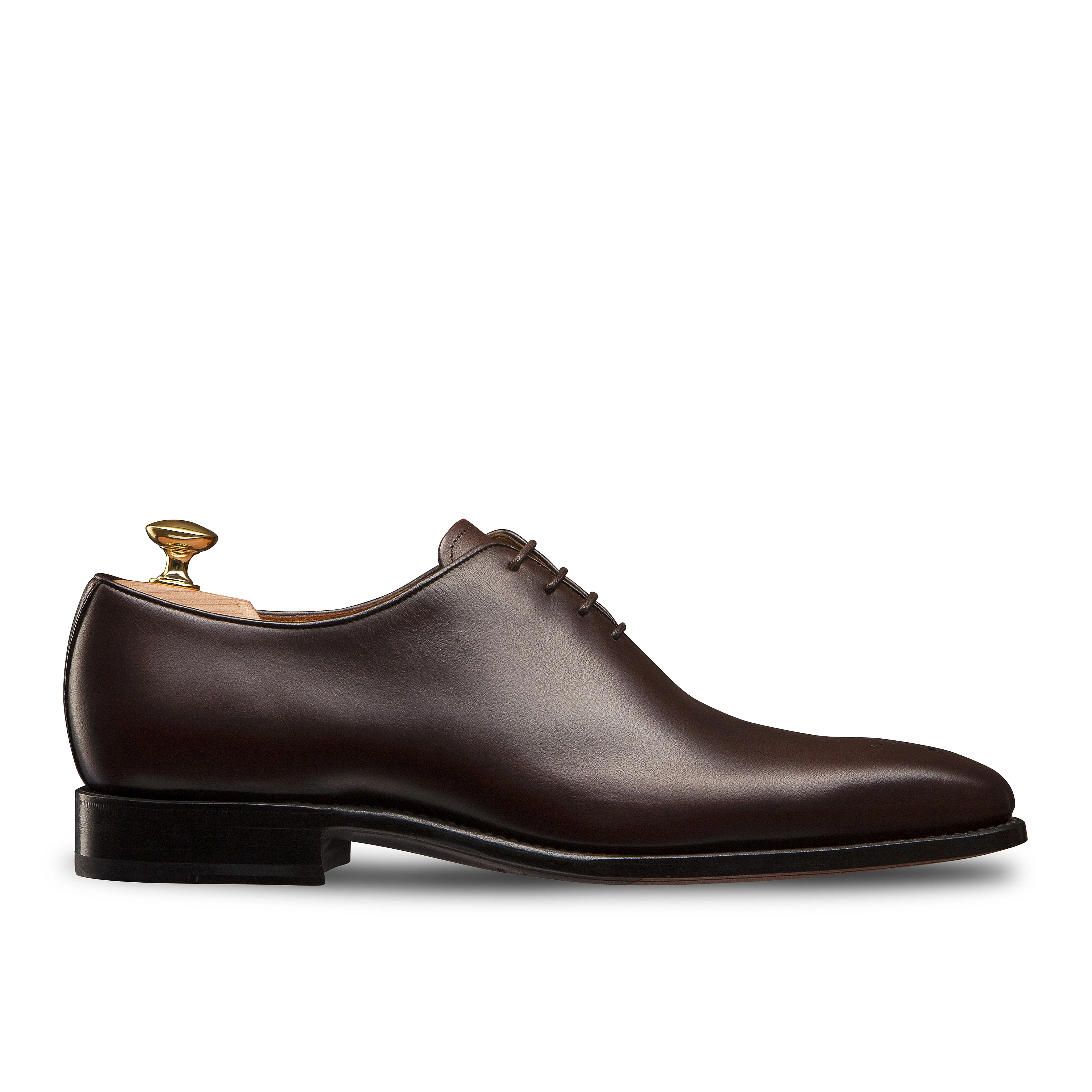 Richelieu One-Cut à bout fleuri Milan 345 marron