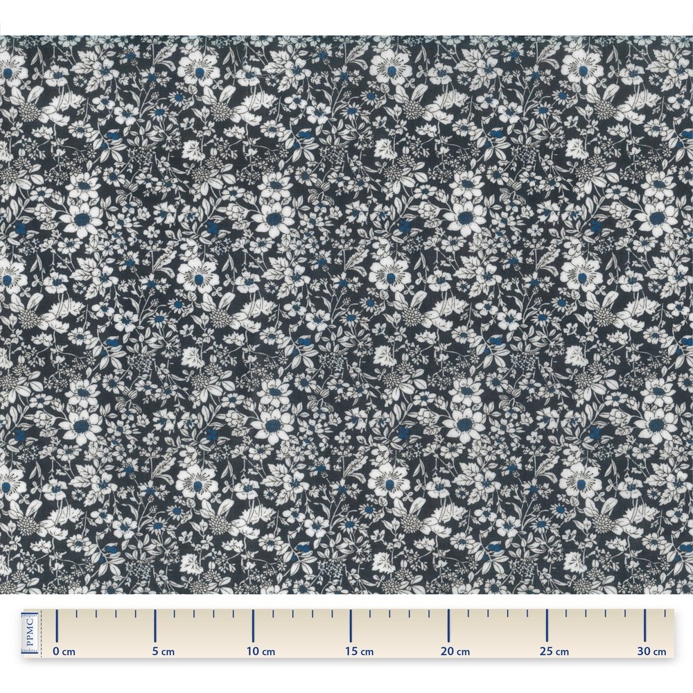 Tissu Enduit Au Mètre Violette Pervenche Marine Ex1039