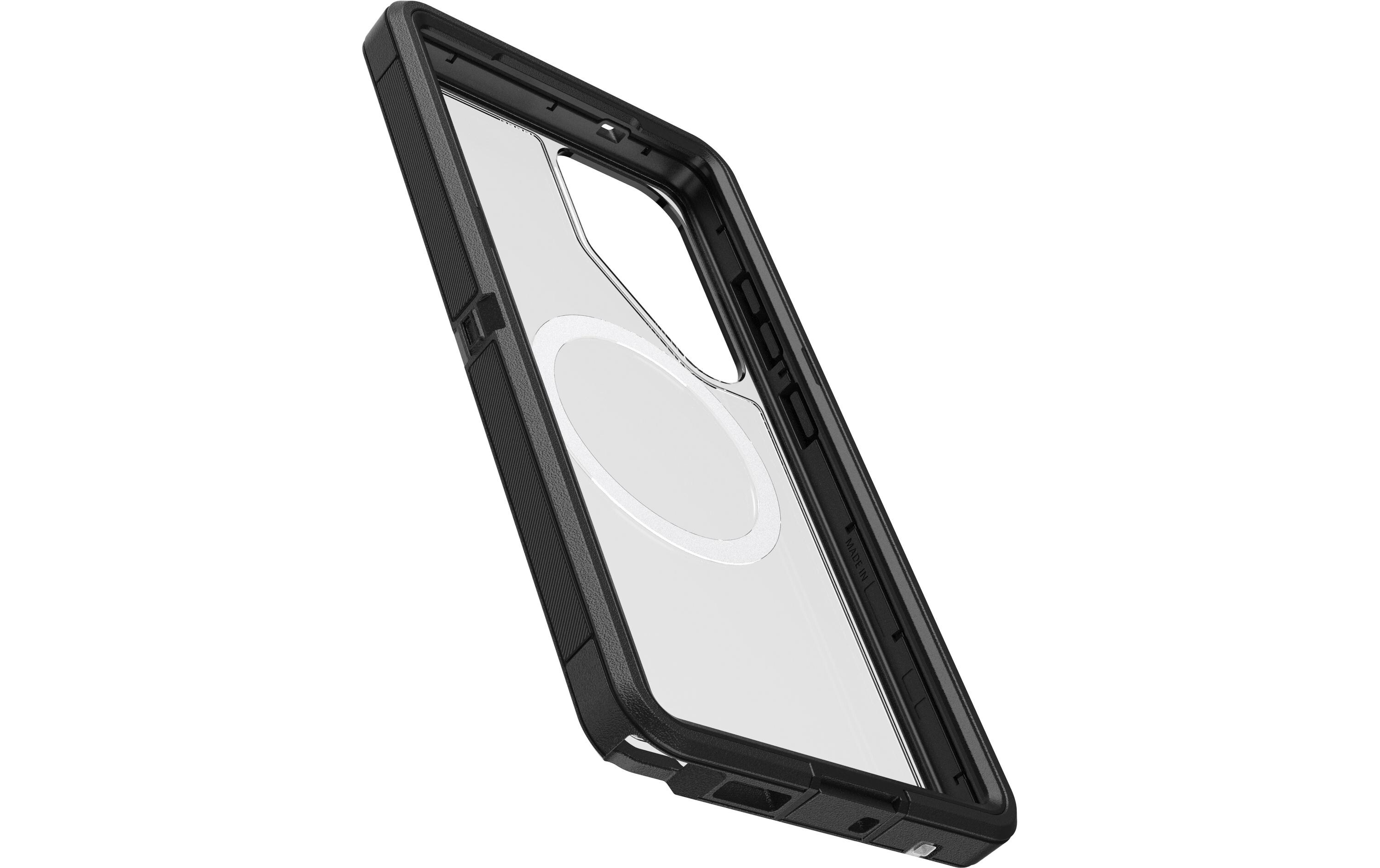 Back Cover Defender XT Galaxy S25 Ultra Transparent SchwarzSchutzhülle für das Samsung Galaxy S25 Ultra mit MagSafe Lademöglichkeit