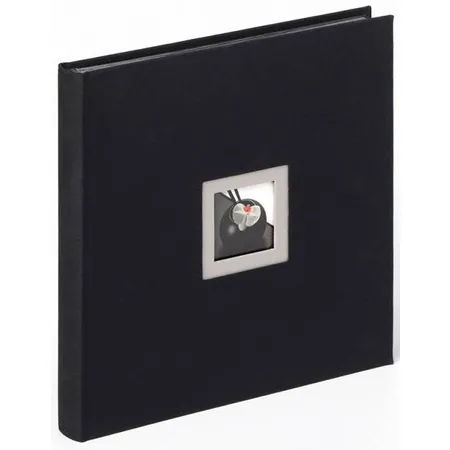 Walther Design Fotoalbum Black And White, schwarz, 30 x 30 cm