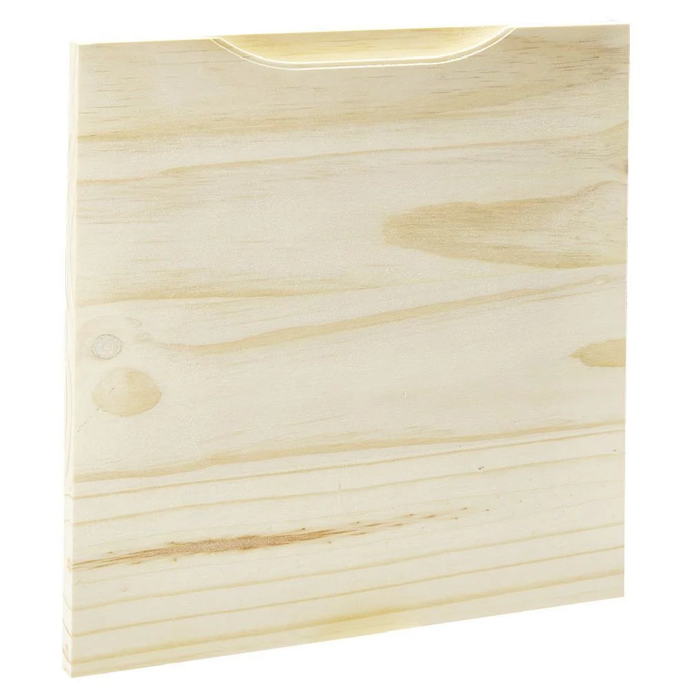 Porte Box Cube pin naturel