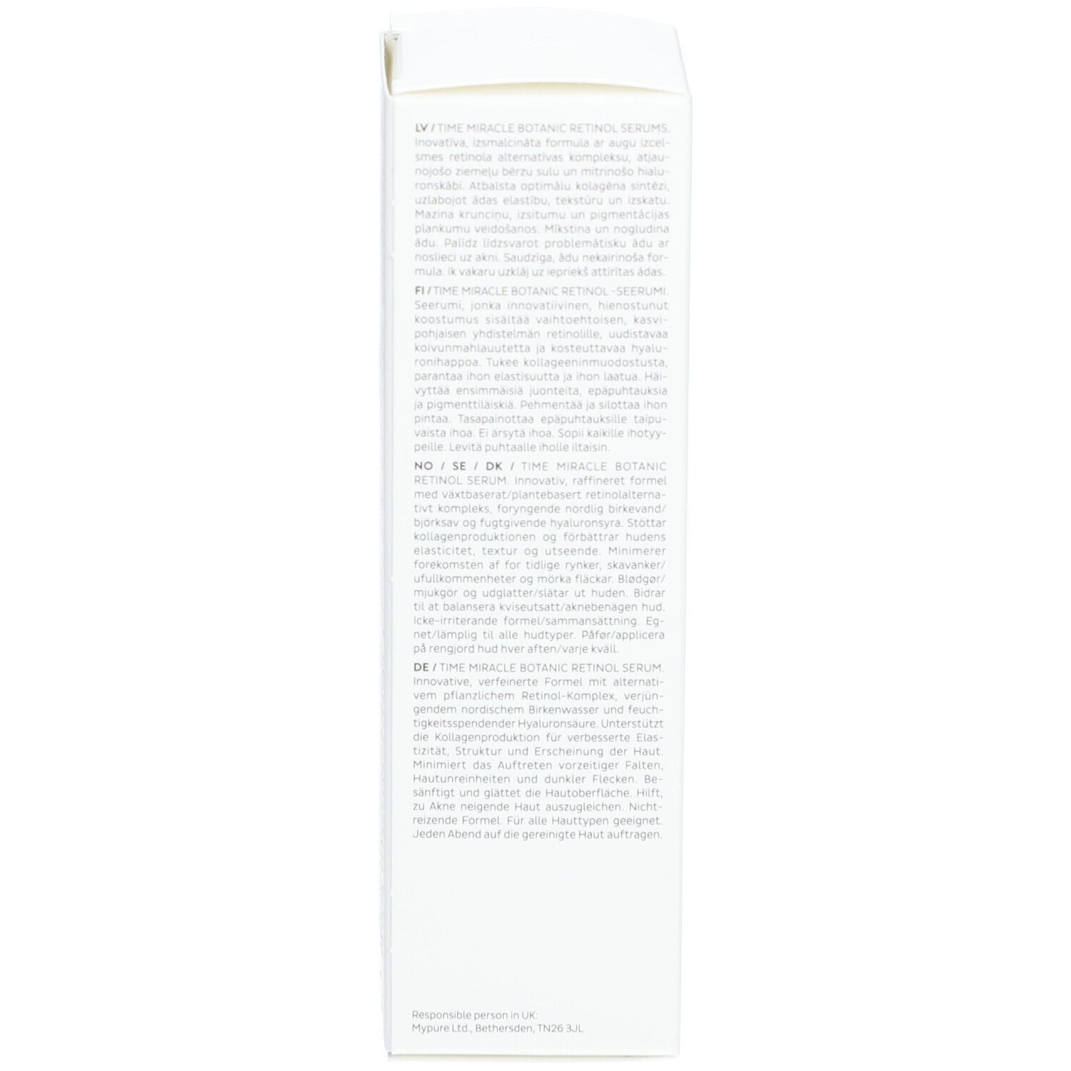 Madara Time Miracle Botanic Retinol Serum 30ml