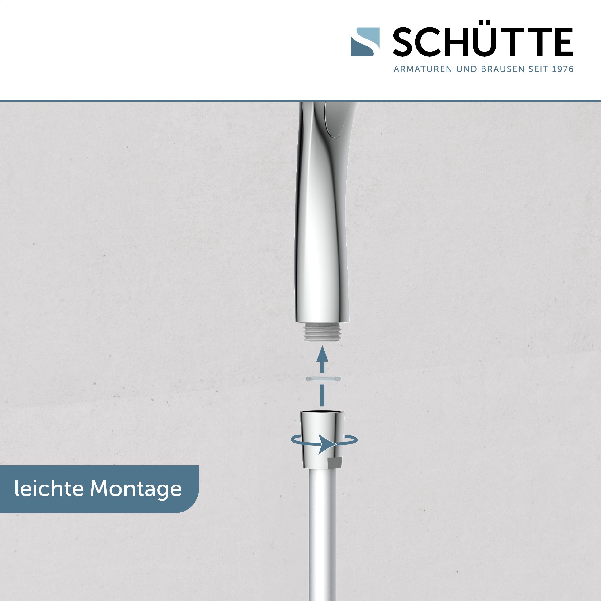 SCHÜTTE CAPRI Handbrause, Chrom/Anthrazit
