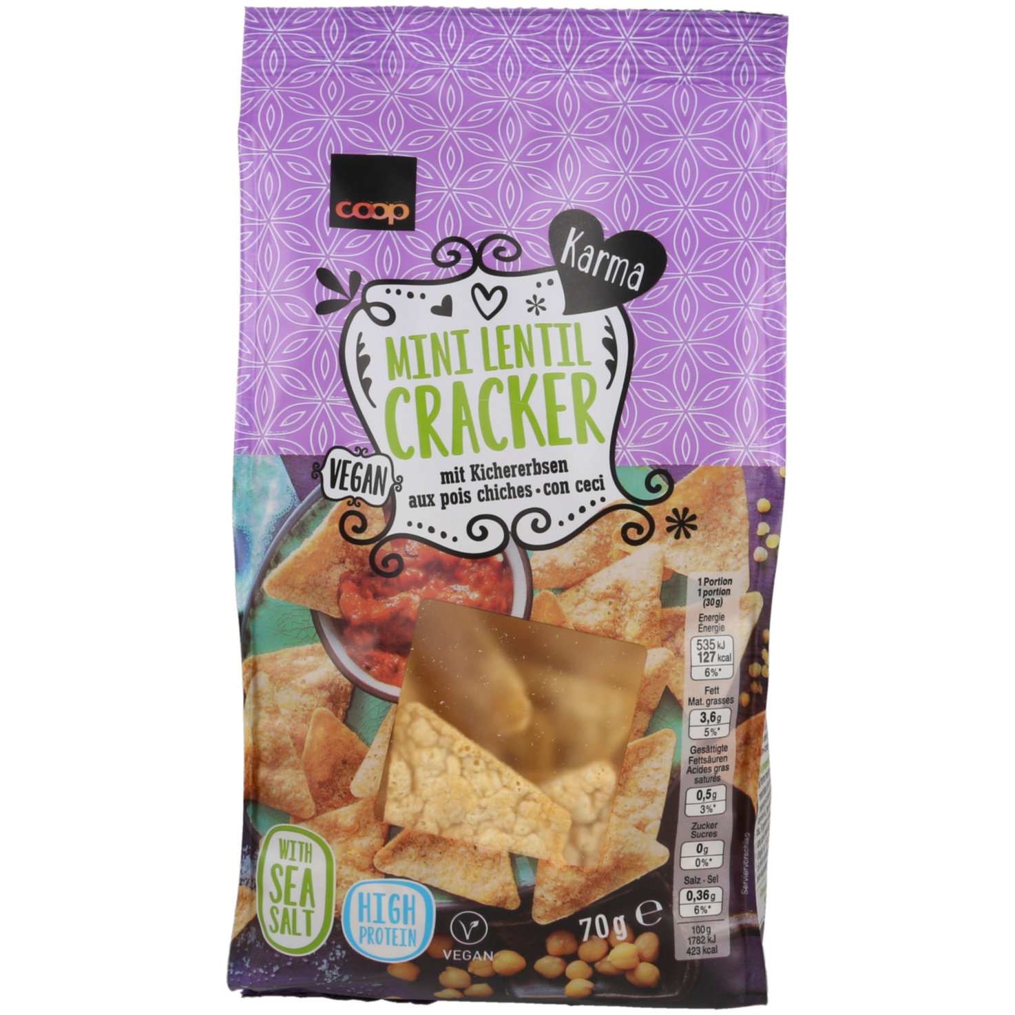 Karma Snack Linsen & Kichererbsen
