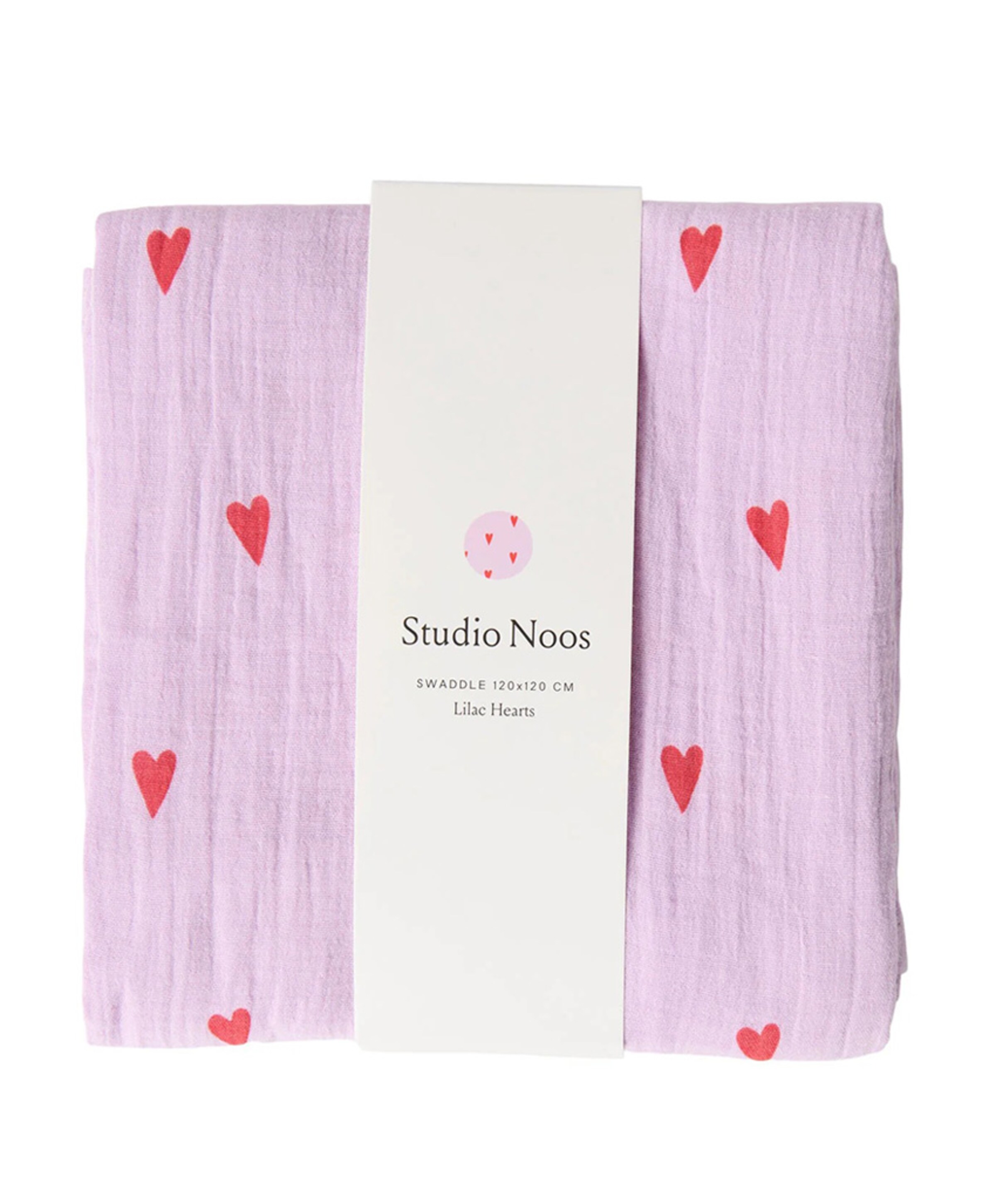 Studio Noos hydrofiel doek 120x120 cm paars