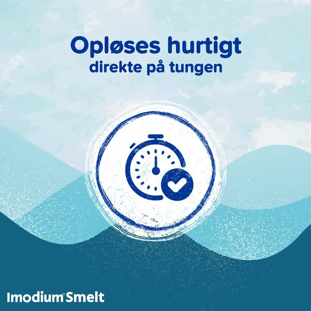 Imodium Smelt 2 mg - 12 stk.