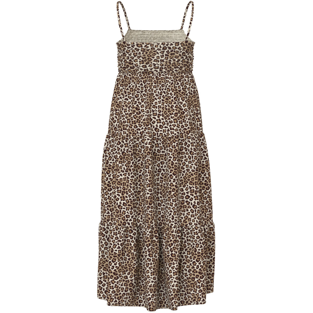Køb Name It Turtledove Leopard Nkfvinaya Strop Maxi Kjole