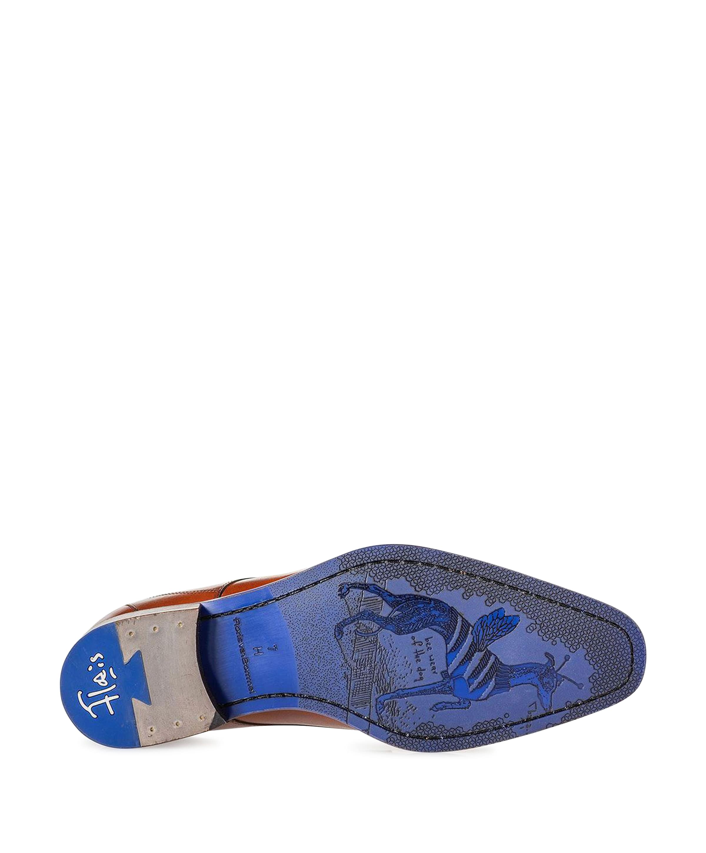 Floris van Bommel heren veterschoenen bruin
