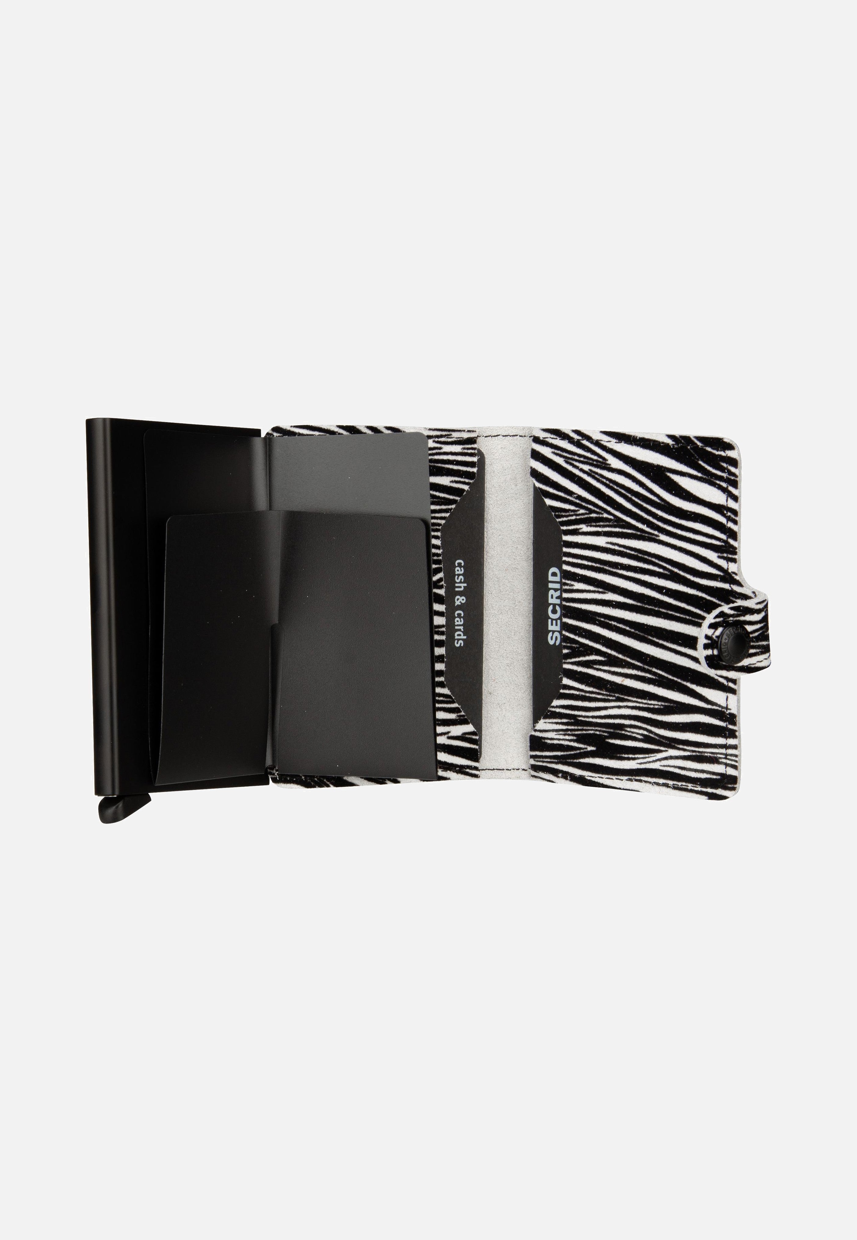 Miniwallet Zebra Light Grey - Portemonnaie