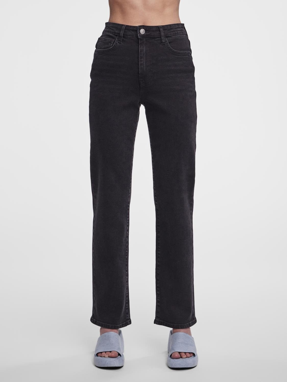 pieces Straight-Jeans »PCKELLY HW STRAIGHT JEANS BL102 NOOS BC«